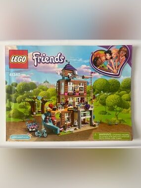 Lego Friends Instruction Booklet for Set No. 41340 - Friendship House Set